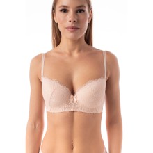 Формованные чашки из тонкого поролона со скрытыми каркасами, 70E, кремовый, Coquette Revue, CR_Dolce 54095-11 Бюст