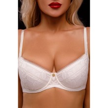 Бюстгальтер на поролоне на каркасах, 95E, молоко, Coquette Revue, CR_Impressive 89109-01 Бюст, 95E 