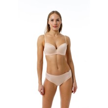 Бюстгальтер на поролоне на каркасах, 90B, телесный, Coquette Revue, CR_Skin 54119-03 Бюст