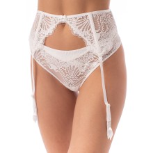 Эффектный сексуальный пояс для чулок дополнит смелый образ, 36, молоко, Coquette Revue, CR_Provocateur 66094-01 Пояс, 36 размер