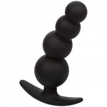 Анальная елочка для ношения «Boundless Beaded Plug», цвет черный, California Exotic Novelties SE-2700-47-2, длина 9 см.
