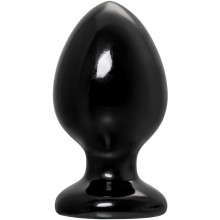 Черная анальная втулка «POPO Pleasure Cetus», ToyFa 731451, из материала ПВХ, цвет Черный, длина 11.5 см., со скидкой