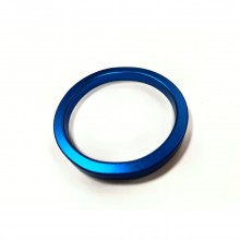 Синее эрекционное кольцо на член, материал алюминий, TNK-0024L, бренд OEM, диаметр 6 см.