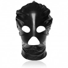 Мягкая маска с отверстиями для рта и глаз, цвет черный, TFB-0423, из материала полиэстер