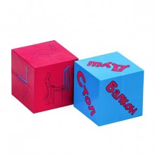 Кубики для взрослых «Оки Чпоки», 2 шт, Сима-Ленд 7797530, длина 4 см.