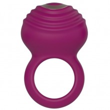 Перезаряжаемое эрекционное кольцо «AN Petal», цвет бордовый, Anasteisha AN007, из материала силикон, длина 7.4 см.