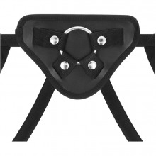 Неопреновые трусики для страпонов «Delta Club Harness Universal One Size», цвет черный, DreamLove D-227149
