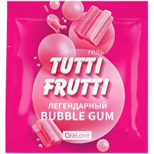 Интимный гель «Tutti-Frutti Bubble Gum», 4г, lb-30021t, со скидкой