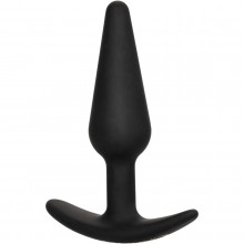 Конусовидная анальная пробка для ношения «Boundless Slim Plug», цвет черный, California Exotic Novelties SE-2700-41-2, длина 7.5 см.