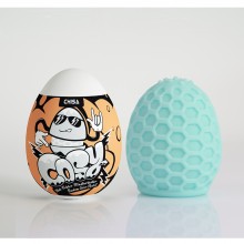 Мастурбатор яйцо «Cosy» двусторонний, цвет голубой, Chisa Novelties CN-920832510-3, длина 6 см.