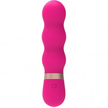Вибратор с рельефом «Ripple Vibe», цвет розовый, Chisa CN-840917906, бренд Chisa Novelties, длина 11.9 см., со скидкой