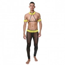 Эротический мужской костюм «Танцор», цвет черный, размер S/M, La Blinque LBLNQ-15369-SM