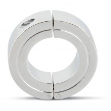 Кольцо-утяжелитель для мошонки «Rebel», цвет серебристый,Orion 5371600000, диаметр 4.5 см.