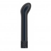 Вибратор с наконечником G-Spot «Jewel», цвет черный, Shots Media ROY001GUN, из материала Пластик АБС, длина 12 см.