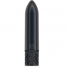 Вибропуля перезаряжаемая «Glamour», цвет черный, Shots Media ROY005GUN, из материала Пластик АБС, длина 10.6 см.