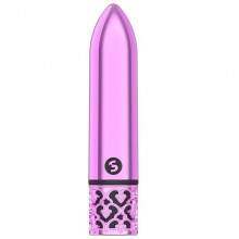 Вибропуля перезаряжаемая «Glamour», цвет розовый, Shots Media ROY005PNK, из материала Пластик АБС, длина 10 см.