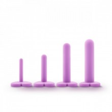 Набор вагинальный «Wellness Silicone Vaginal Dilator Kit» для тренировок, цвет розовый, Blush Novelties BL-444111, длина 14.5 см.