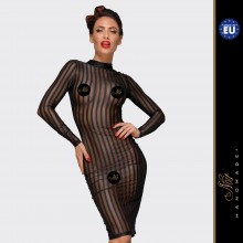 Классическое платье «Classic dress» из эластичного фатина, размер L, цвет черный, Noir Hаndmade F18200003