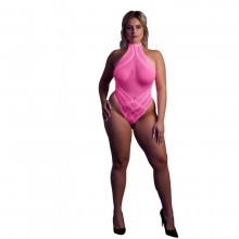 Светящееся боди «Body With Halter Neck», цвет розовый, размер XL/4XL, Shots Media OU839GPNOSX