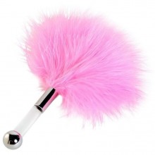 Кисточка для щекотания «UVIBE» с прышками, цвет розовый, R01/pink., длина 13 см.