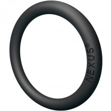 Круглое эрекционное кольцо «Enduro», цвет черный, Nexus NA002, из материала Силикон, диаметр 3.5 см.
