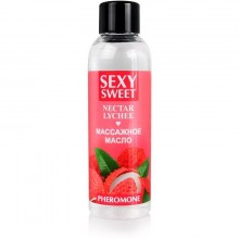 Массажное масло с феромонами и ароматом личи «Sexy Sweet Nectar Lychee», 75 мл, Биоритм LB-16134, 75 мл.