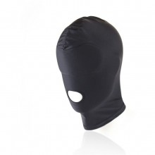 Маска-шлем с вырезом для рта, цвет черный, NoTabu NTB-80745, со скидкой