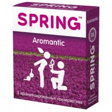 Ароматизированные презервативы «Aromantic», в упаковке 3 шт, Spring SP Aromantic 3, длина 19.5 см.