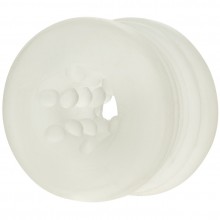 Эластичное кольцо-бампер на пенис «Boundless», цвет белый, California Exotic Novelties SE-2698-50-3, из материала TPE, длина 3.75 см.