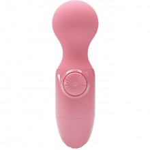 Небольшой вибратор-ванд «Little Cute», цвет розовый, Baile BI-014998, длина 12 см., со скидкой