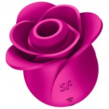 Вакуумно-волновой стимулятор «Pro 2 Modern Blossom» с насадкой жидкий воздух, Satisfyer 4065861, из материала Силикон, цвет Розовый, длина 7 см.