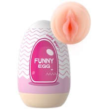 Мастурбатор-яйцо «Funny Egg» вагина, Eroticon 92373-3, длина 9 см.