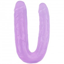 Фаллоимитатор сдвоенный-гигант «17.7 Inch Dildo-Purple», цвет фиолетовый, Chisa novelties CN-711941321, длина 45 см.