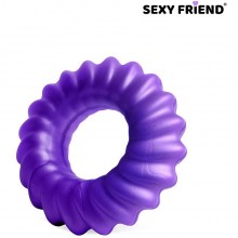 Кольцо эрекционное «Love Play», цвет фиолетовый, материал силикон, Sexy Friend SF-40208