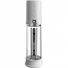 Помпа вакуумная мужская «Max Boost», цвет белый, Pipedream 3249-19 PD, из материала Пластик АБС, коллекция Pump Worx, длина 19.1 см.