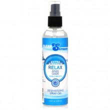 Анальная смазка с обезболивающим эффектом «CleanStream Relax Extra Strength Anal Lube» 130 мл, XR Brands XRAC938, цвет Прозрачный, 130 мл.