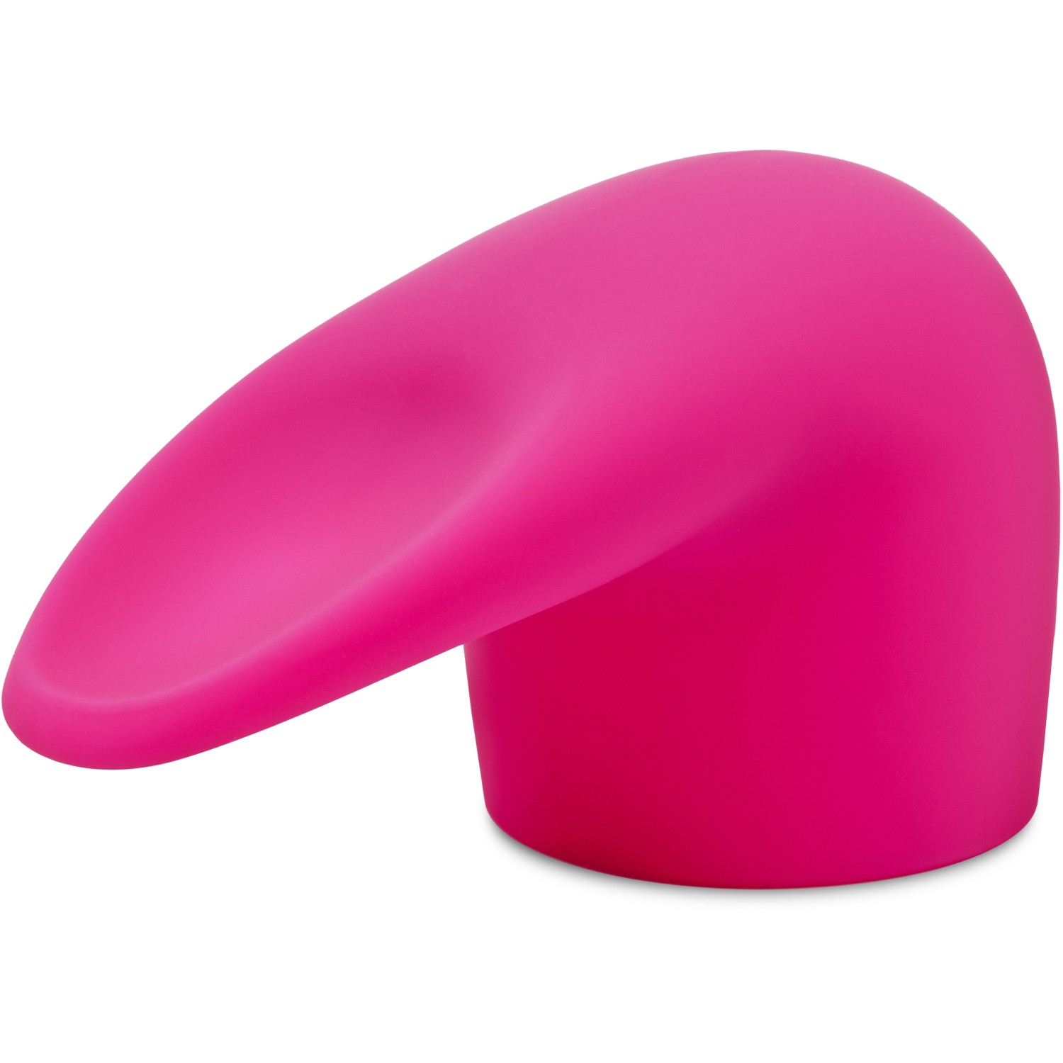 Насадка «Flick» на ванд для имитации орального секса, цвет розовый, Le Wand LW-048, из материала Силикон, длина 14 см., со скидкой