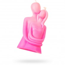 Свеча интерьерная «Пара», цвет розовый, Штучки-Дрючки 695019, из материала Воск, со скидкой