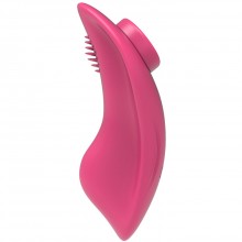 Вибромассажер в трусики «Joy» с приложением, цвет розовый, Eroticon CD51, длина 8.1 см., со скидкой