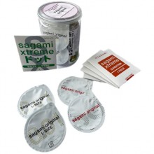 Набор презервативов «Xtreme WEEKLY SET №9», Sagami 195774383, из материала Полиуретан, цвет Прозрачный