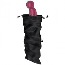 Мешочек для хранения вибромассажера Treasure Bag XL Black», цвет черный, Satisfyer 4059518, длина 39 см.