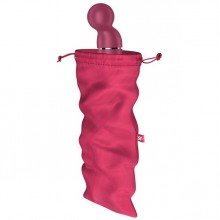 Мешочек для хранения вибромассажера «Treasure Bag XL Pink», цвет розовый, Satisfyer 4059983, длина 39 см.