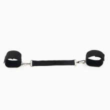Черные наручники для фиксации со стропой, Сима-Ленд 9750014, из материала Нейлон