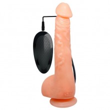 Вибратор-реалистик «Bonny» с пультом ДУ, цвет телесный, BW-008041ZSY, бренд Dream Toys, длина 24 см.
