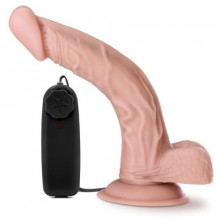 Вибратор-реалистик «Dr. Sean 8 Inch Vibrating Cock» спультом ДУ, цвет телесный, BL-13493, бренд Blush Novelties, из материала ПВХ, длина 20.3 см., со скидкой