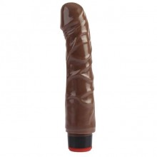 Вибратор-реалистик «8 Vibrating Dildo», цвет шоколадный, CNT CNT-180040D, длина 21 см.
