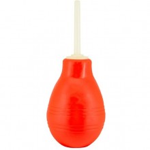 Красный анальный душ «Anal Douche» со светящимся в темноте кончиком, цвет красный, Seven Creations 99078RD-BXSC, из материала ПВХ, цвет Оранжевый, длина 11 см.