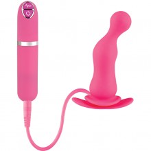 Вибровтулка «Dash Butt Plug With Mini Controller II», цвет розовый, NMC 111609, из материала Силикон, длина 9 см., со скидкой