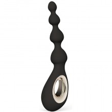 Анальные виброшарики «Soraya Beads», цвет черный, Lelo LEL9387, из материала Силикон, длина 23.4 см., со скидкой