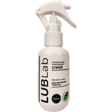 Натуральный очищающий эко-спрей для интимных товаров «LUBLab» с ароматом бергамота и мяты, LBB-019, бренд Fame Brands Cosmetics, 100 мл.